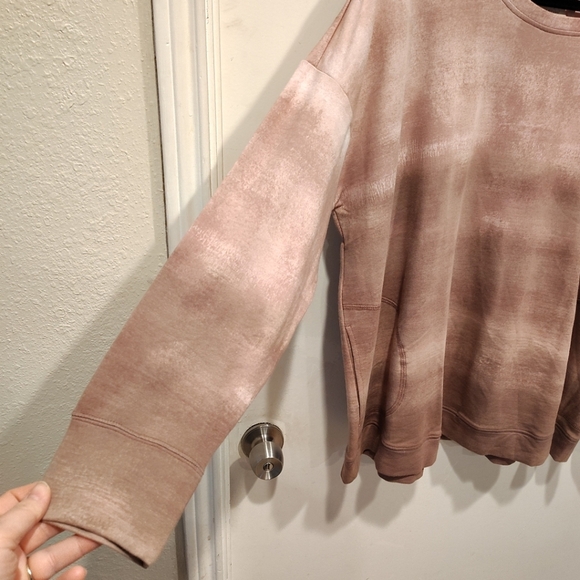 LOGO Layers By Lori Goldstein Ombre Sweatshirt Sz 2X Casual Comfy Loungewear - Picture 3 of 6